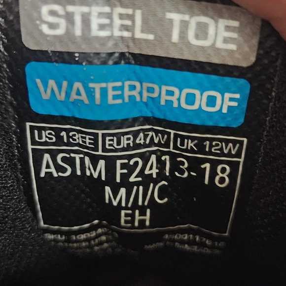 NEW Ariat Mens Treadfast 6" Steel Toe Waterproof Work Boots Dark Brown Size 12 - Picture 14 of 16